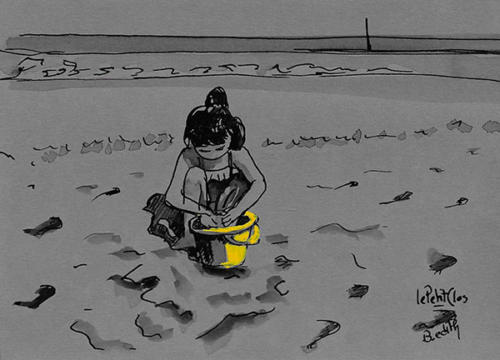  Sur la plage